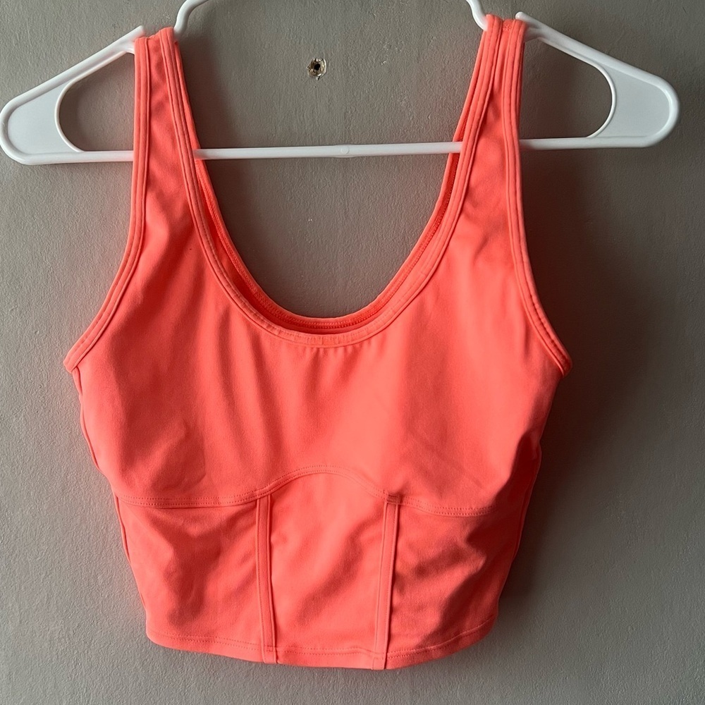 GapFit Coral Eclipse Cropped Brami Size Small